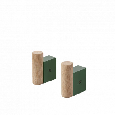 Lot de 2 patères ATTACH  - Muuto