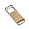 Eplucheur en bois d'acacia et inox - Bea Mombaers - Serax