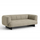 Canapé 2 places QUILTON LIFT L.214*P.109*H.72 cm Tissu Tadao 720 - Hay