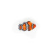 Broche CLOWNFISH SMALL brodée main - Trovelore