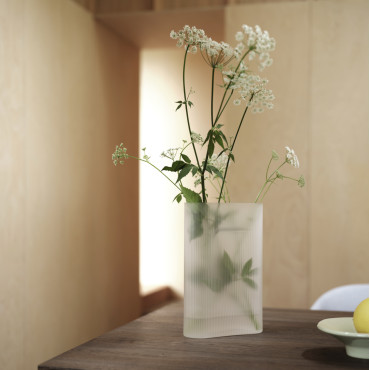 Vase RIDGE en verre soufflé - Muuto
