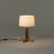 Lampe de table FAD en chêne - Miguel Milá - Santa & Cole
