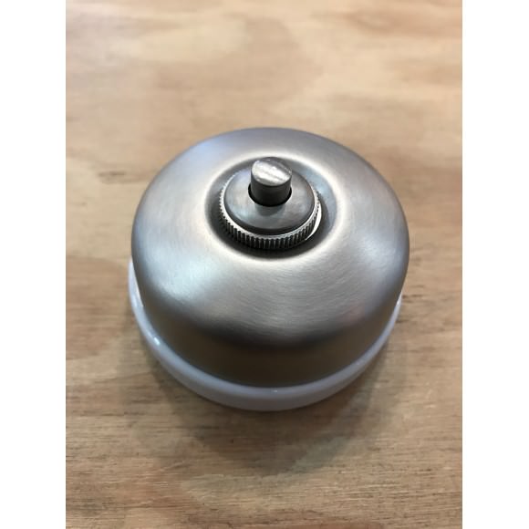 Bouton poussoir Dimbler en nickel satiné Externe (pose en saillie) - FONTINI