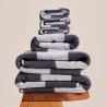 Serviette / Drap de bain en coton Check - Hay