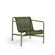 Fauteuil bas dossier bas Outdoor PALISSADE CORD - HAY