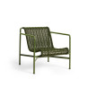 Fauteuil bas dossier bas Outdoor PALISSADE CORD - HAY