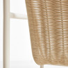 Fauteuil bas dossier bas Outdoor PALISSADE CORD - HAY