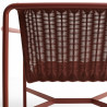 Fauteuil bas dossier bas Outdoor PALISSADE CORD - HAY