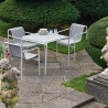Fauteuil bas dossier bas Outdoor PALISSADE CORD - HAY