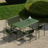 Fauteuil bas dossier bas Outdoor PALISSADE CORD - HAY