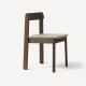 Lot de 2 chaises BLUEPRINT en chêne fumé tissu Hallingdal 65 - Form & Refine