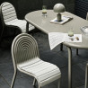 Tabouret empilable outdoor GROOVE - Tom Dixon