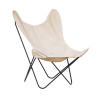 Fauteuil indoor-outdoor AA Butterfly Coton Structure noire - AIRBORNE