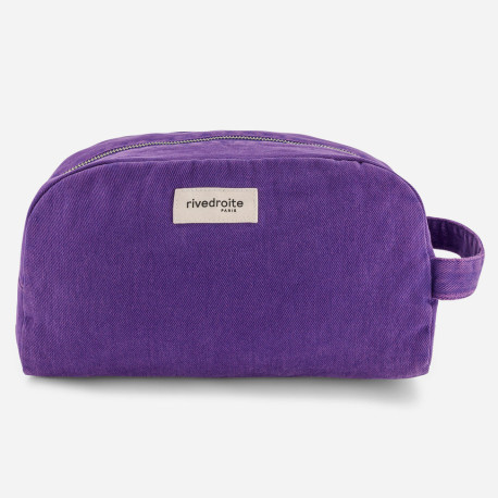 Pochette "Hermel" en coton recyclé Blue Moon - Rive Droite