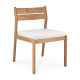 Chaise outdoor JACK sans accoudoir structure en teck - Ethnicraft