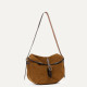 Sac musette du pêcheur demi lune MARGOT tabac - Bleu de Chauffe