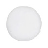 Coussin rond MERCER en lin lavé kaki - Bed And Philosophy