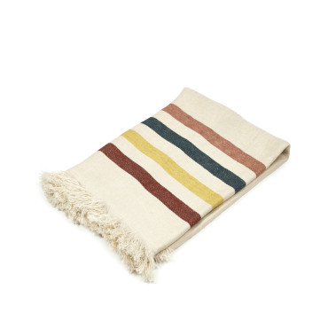 Fouta THE BELGIAN TOWEL en lin Lake Stripe - Libeco Home