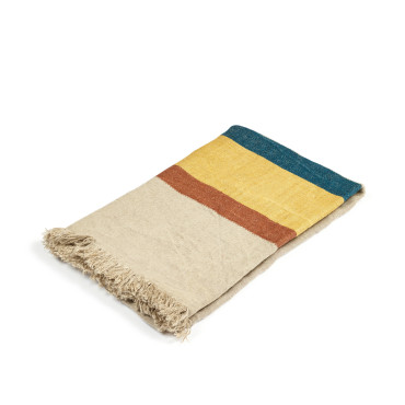 Fouta THE BELGIAN TOWEL en lin Mercurio Stripe - Libeco Home
