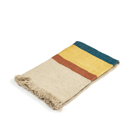 Fouta THE BELGIAN TOWEL en lin Mercurio Stripe - Libeco Home