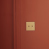Double Interrupteur Va et Vient / Bouton Poussoir collection "Désir" - Modelec