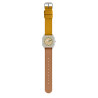 Montre SUNBURN camel et jaune - Mini Kyomo