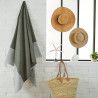 Fouta en nid d'abeille en coton reçyclé - By Foutas