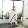 Fouta doublée éponge en coton recyclé - By Foutas