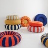 Pouf gonflable indoor outdoor FLOAT small blue ochre - Studio About