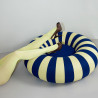 Pouf gonflable indoor outdoor FLOAT small blue ochre - Studio About