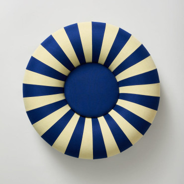 Pouf gonflable indoor outdoor FLOAT small blue ochre - Studio About