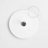 Interrupteur simple ou va et vient en porcelaine blanche brillante - Zangra