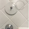 Interrupteur simple ou va et vient en porcelaine blanche brillante - Zangra