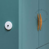 Interrupteur simple ou va et vient en porcelaine blanche brillante - Zangra