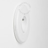 Prise 2P+T en porcelaine blanche brillante - Zangra