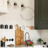 Double interrupteur simple allumage ou va et vient en porcelaine noire brillante - Zangra