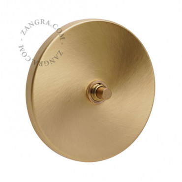Bouton poussoir à push en laiton - Zangra