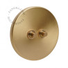 Double bouton poussoir à push en laiton - Zangra