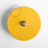 Bouton poussoir à push en métal jaune - Zangra