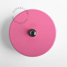 Bouton poussoir à push en métal rose - Zangra