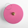 Bouton poussoir à push en métal rose - Zangra