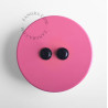 Double bouton poussoir à push en métal rose - Zangra