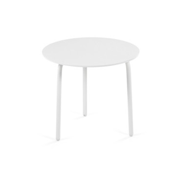 EXPO // Table d'appoint ronde 40cm Outdoor AUGUST en aluminium Sand - Serax