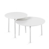EXPO // Table d'appoint ronde 40cm Outdoor AUGUST en aluminium Sand - Serax