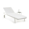 EXPO // Table d'appoint ronde 40cm Outdoor AUGUST en aluminium Sand - Serax