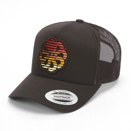 Casquette Trucker FLOWER Brown - Jonsen Island