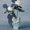 Vase OWL S AFTER MIDNIGHT light blue en céramique - Serax