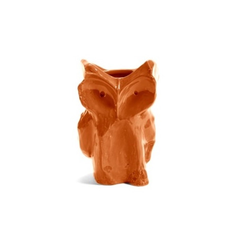 Vase OWL S AFTER MIDNIGHT orange en céramique - Serax