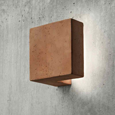 Applique murale outdoor double HANS en argile - Toscot