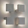 Applique murale outdoor double HANS en argile - Toscot